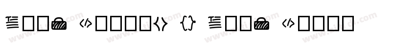Core Gothic D Core G字体转换
